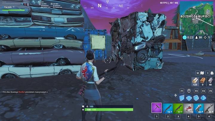 Wyzwanie to jest bardzo łatwe - Wyzwanie - Przeszukaj miejsce z drogowskazem (Rozdroża Rupieci) - Fortnite: Battle Royale - poradnik do gry