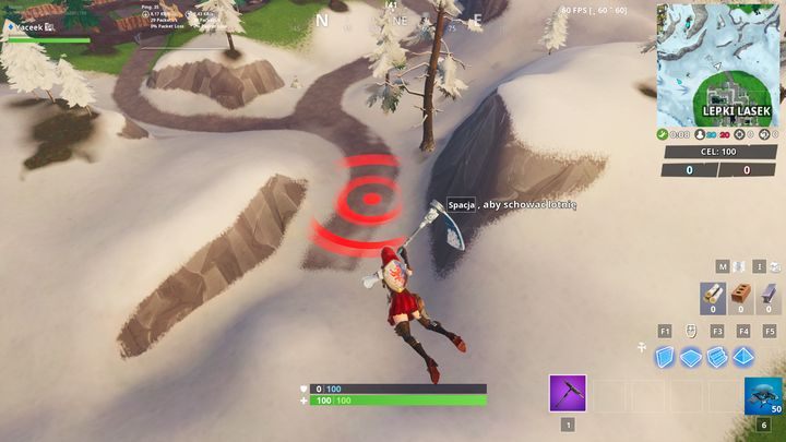 Trzecia tarcza znajduje się na północ od Lepkiego Lasku - Wyląduj w różnych środkach tarcz | Wyzwanie sezonu 10 Fortnite - Fortnite: Battle Royale - poradnik do gry