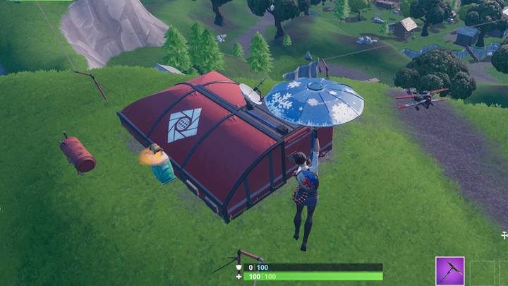 Przyczółek to nic innego jak czerwony namiot badawczy - Wyzwanie - Zlikwiduj przeciwników w przyczółkach - Fortnite: Battle Royale - poradnik do gry
