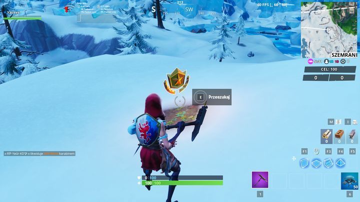 Sekret umieszczony został na wzgórzu, niedaleko odpicowanej na złoto ciężarówki - Szukaj między kamerą filmową | Wyzwanie sezonu 10 Fortnite - Fortnite: Battle Royale - poradnik do gry