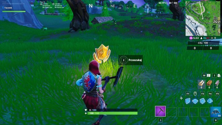 Sama lokalizacja to oczywiście miejsce położone niedaleko Zgubnych Ziem - Szukaj między telefonem z tarczą | Wyzwanie sezonu 10 Fortnite - Fortnite: Battle Royale - poradnik do gry