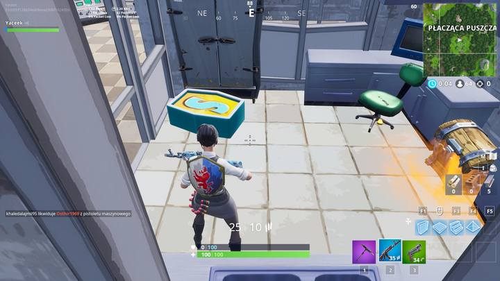 Literę S znajdziesz w Płaczącej Puszczy, a dokładnie w podziemiach - Wyzwanie - Przeszukaj litery NOMS | Wyzwania Fortnite Battle Royale - Fortnite: Battle Royale - poradnik do gry