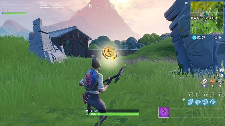 Miejsca, o których mowa w wyzwaniu, czyli kamienny olbrzym, pomidor i drzewo znajdują się niedaleko Pomidorowego Przybytku - Wyzwanie - Szukaj między olbrzymem, pomidorem i drzewem - Fortnite: Battle Royale - poradnik do gry