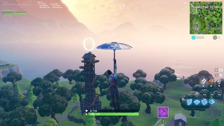 Druga wieża - strażnicza, znajduje się w Samotnym Schronisku - Wyzwanie - Zatańcz na wieżach - Fortnite: Battle Royale - poradnik do gry