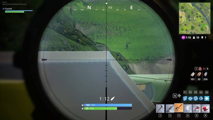 Uważaj na innych snajperów. - Jak strzelać w Fortnite Battle Royale? - Fortnite: Battle Royale - poradnik do gry