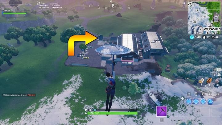 Filiżanka kawy to oczywiście znak rozpoznawczy restauracji przy Wypasionej Wyrwie - Wyzwanie - Zatańcz na zegarze słonecznym i innych - Fortnite: Battle Royale - poradnik do gry