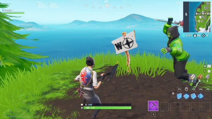 Wszystkie punkty na mapie, które są najbardziej wysunięte w czterech kierunkach świata są bardzo łatwe do znalezienia - Wyzwanie - Odwiedź wszystkie punkty na wyspie w Fortnite Battle Royale - Fortnite: Battle Royale - poradnik do gry