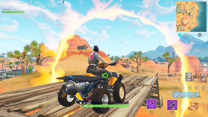 Taran to idealne narzędzie do przemieszczanie się po mapie. - Mapa Taranów w Fortnite Battle Royale - Fortnite: Battle Royale - poradnik do gry