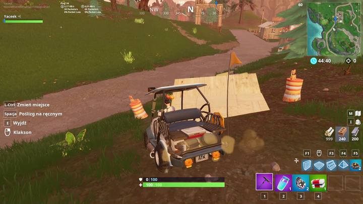 Lokalizacja wszystkich znaków została zaznaczona na mapie głównej. - Wyzwanie - Przekrocz prędkość 27 na różnych znakach kontroli radarowej - Fortnite: Battle Royale - poradnik do gry