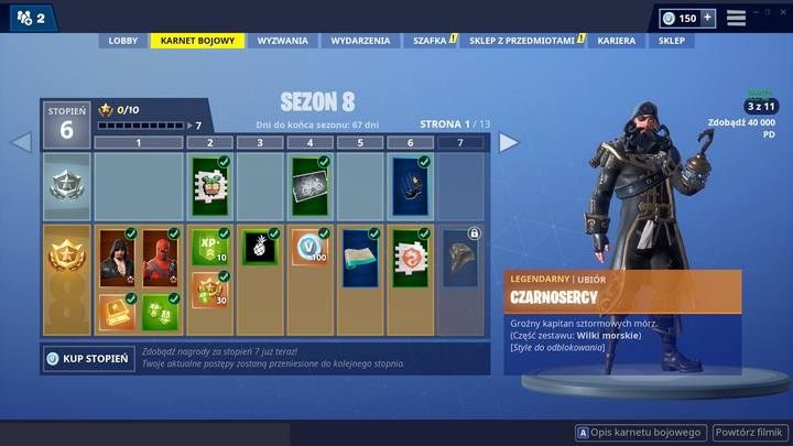 Przegląd karnetu bojowego w sezonie 8. - Sezon 8 Fortnite Battle Royale - Karnet bojowy, nowości i skiny - Fortnite: Battle Royale - poradnik do gry