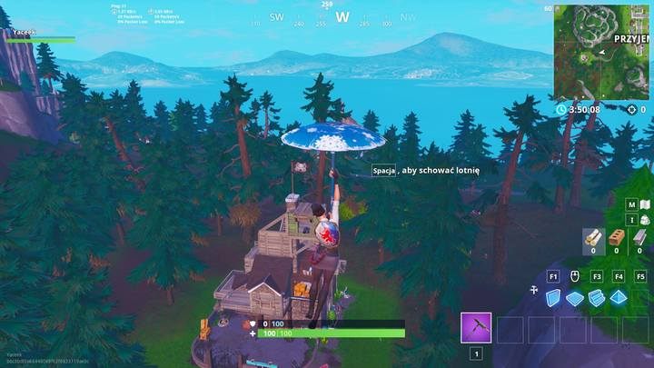 Drugi obóz znajduje się na zachód od Przyjemnego Parku, tam gdzie niegdyś stał samotny domek w lesie - Wyzwanie - Odwiedź wszystkie obozy piratów - Fortnite: Battle Royale - poradnik do gry