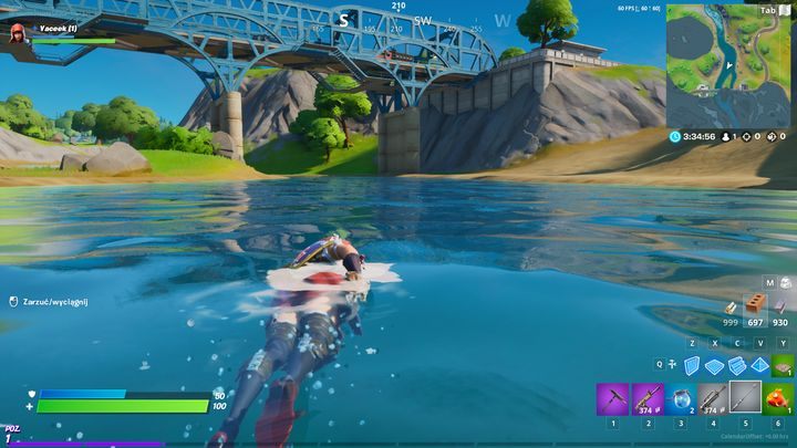 Druga zmiana to możliwość pływania oraz łowienie - Nowości w rozdziale 2 Fortnite - Fortnite: Battle Royale - poradnik do gry