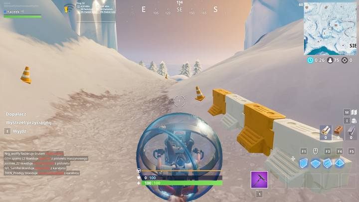 W pewnym momencie wyścigu będziesz musiał zaliczyć pokazany na obrazku powyżej punkt kontrolny - Ukończ okrążenie na torach wyścigowych | Wyzwanie w Fortnite - Fortnite: Battle Royale - poradnik do gry