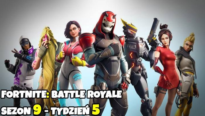 Tydzień piąty sezonu dziewiątego w Fortnite: Battle Royale zawiera w sumie siedem wyzwań podzielonych na dwie grupy - Mapa wyzwań 9 Sezonu Fortnite - Tydzień 5 | Fortnite - Fortnite: Battle Royale - poradnik do gry