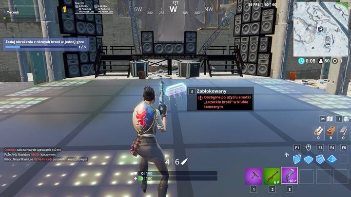 Fortbajt #5 - Dostępne po użyciu emotki Luzackie kroki w klubie tanecznym - Fortbajty - lokalizacja i mapa | Fortnite Battle Royale - Fortnite: Battle Royale - poradnik do gry
