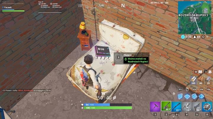 Fortbajt #8 znajdziesz w Rozdrożach Rupieci, a dokładnie w miejscu pokazanym na obrazku powyżej - Fortbajty - lokalizacja i mapa | Fortnite Battle Royale - Fortnite: Battle Royale - poradnik do gry