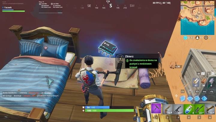 Fortbajt #16 ukryty został w domu zawierających mnóstwo krzeseł - na pustyni - Fortbajty - lokalizacja i mapa | Fortnite Battle Royale - Fortnite: Battle Royale - poradnik do gry