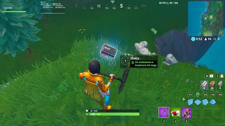 Fortbajt #27 ukryty został gdzieś w kwadracie A4 mapy - Fortbajty - lokalizacja i mapa | Fortnite Battle Royale - Fortnite: Battle Royale - poradnik do gry