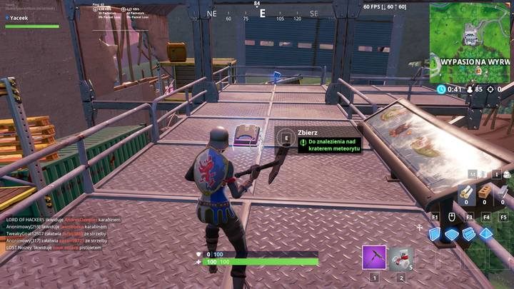 Fortbajt #31 znajduje się nad kraterem meteorytu - Fortbajty - lokalizacja i mapa | Fortnite Battle Royale - Fortnite: Battle Royale - poradnik do gry