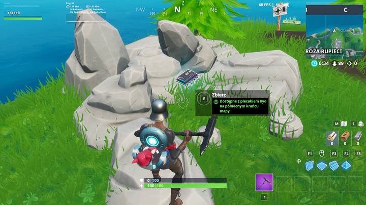 Fortbajt #32 znajduje się na północnym krańcu mapy, a dokładnie niedaleko Rozdroży Rupieci - Fortbajty - lokalizacja i mapa | Fortnite Battle Royale - Fortnite: Battle Royale - poradnik do gry