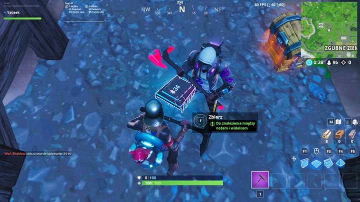Fortbajt #34 znajduje się między nożem i widelcem - Fortbajty - lokalizacja i mapa | Fortnite Battle Royale - Fortnite: Battle Royale - poradnik do gry