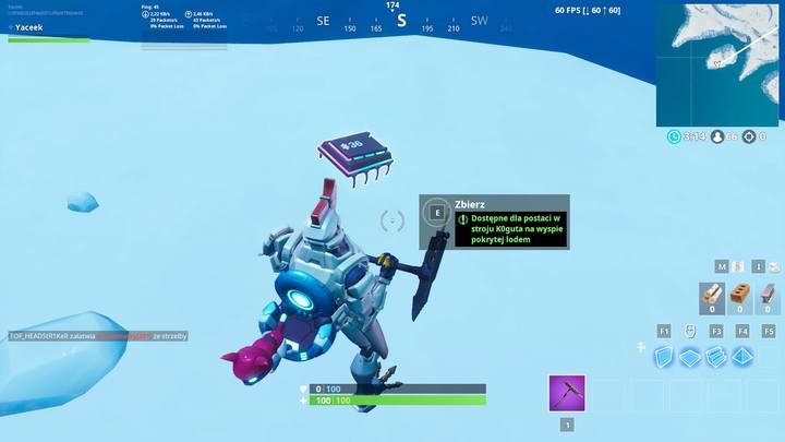 Fortbajt #36 dostępny będzie na wyspie pokrytej lodem, czyli w południowej części mapy - Fortbajty - lokalizacja i mapa | Fortnite Battle Royale - Fortnite: Battle Royale - poradnik do gry