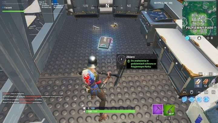 Fortbajt #37 schowany został w podziemiach schronu w Przyjemnym Parku - Fortbajty - lokalizacja i mapa | Fortnite Battle Royale - Fortnite: Battle Royale - poradnik do gry