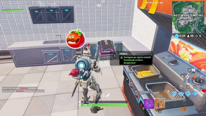 Fortbajt #41 ukryty został w Neo-Wykrzywionych, a dokładnie w restauracji Durr Burgera - Fortbajty - lokalizacja i mapa | Fortnite Battle Royale - Fortnite: Battle Royale - poradnik do gry
