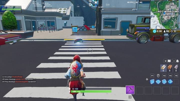 Fortbajt #51 znajduje się w zachodniej części Neo-Wykrzywionych, a dokładnie na ulicy (obrazek powyżej) - Fortbajty - lokalizacja i mapa | Fortnite Battle Royale - Fortnite: Battle Royale - poradnik do gry