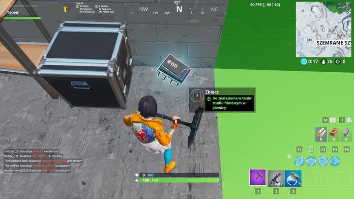 Fortbajt #65 znajduje się w studiu filmowym, niedaleko Szemranych Szybów - Fortbajty - lokalizacja i mapa | Fortnite Battle Royale - Fortnite: Battle Royale - poradnik do gry