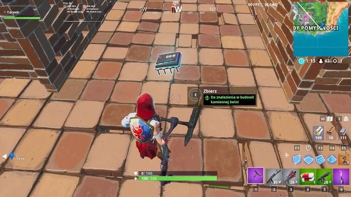 Fortbajt #69 znajduje się w kamiennej świni - Fortbajty - lokalizacja i mapa | Fortnite Battle Royale - Fortnite: Battle Royale - poradnik do gry