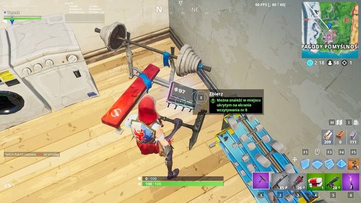 Fortbajt #97 znajduje się w miejscu ukrytym na ekranie wczytywania nr 8 - Fortbajty - lokalizacja i mapa | Fortnite Battle Royale - Fortnite: Battle Royale - poradnik do gry