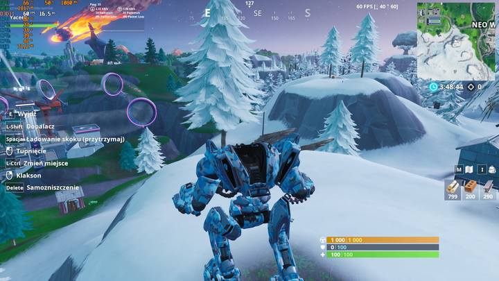 Kolejną nowością są mechy, które wraz z rozpoczęciem gry właściwiej lądują w losowych lokacjach na mapie - Nowości w sezonie 10 Fortnite - Fortnite: Battle Royale - poradnik do gry