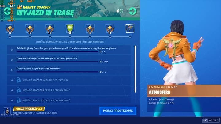 Normalnych zadań Wyjazdu w trasę jest w sumie siedem, a wykonanie każdego z nich gwarantuje nagrodę, która z resztą widnieje nad ich opisem w grze - Tydzień 1 Wyjazd w trasę - Sezon 10 Fortnite - Fortnite: Battle Royale - poradnik do gry