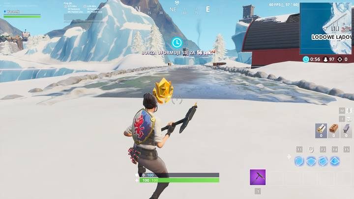 Druga część to zebranie samej gwiazdki - Wyzwanie - Przeszukaj miejsce z drogowskazem (Oaza Odpoczynku) - Fortnite: Battle Royale - poradnik do gry