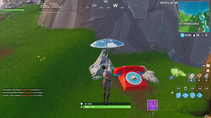 Druga część dotyczy dzwonienia do Przystanku Pizza - Wyzwanie - Zadzwoń do Durrburgerowni i Przystanku Pizza - Fortnite: Battle Royale - poradnik do gry