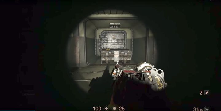 Złoto leży na wagonie, który widać na obrazku. - Sekrety i misje dowódców w Nowy Jork: Riverside | Sekrety Wolfenstein II - Wolfenstein II: The New Colossus - poradnik do gry