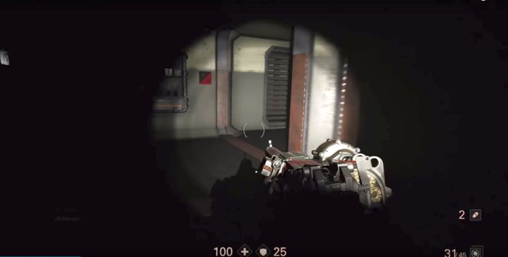 Przebij się przez widoczną na zdjęciu blokadę. - Sekrety i misje dowódców w Nowy Jork: Riverside | Sekrety Wolfenstein II - Wolfenstein II: The New Colossus - poradnik do gry