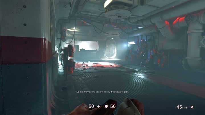 Uważaj, by samemu nie wpaść w tą pułapkę. - Przebudzenie | Rozdział 1 - Zjednoczenie | Opis przejścia | Wolfenstein II - Wolfenstein II: The New Colossus - poradnik do gry