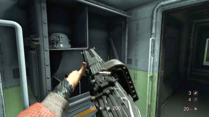 Na początku misji zdobędziesz nową broń, Schockhammer. - Rakietowy pociąg | Roswell | Solucja Wolfenstein II: The New Colossus - Wolfenstein II: The New Colossus - poradnik do gry