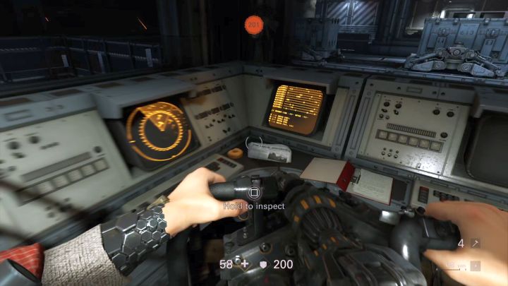 Jedyny tekst, który zebrać można przed podróżą windą. - Winda i Hangar | Sekrety | Rozdział 4 - Roswell | Sekrety Wolfenstein II - Wolfenstein II: The New Colossus - poradnik do gry