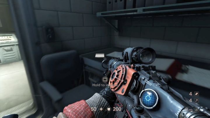 Kolejny tekst do zebrania. - Winda i Hangar | Sekrety | Rozdział 4 - Roswell | Sekrety Wolfenstein II - Wolfenstein II: The New Colossus - poradnik do gry