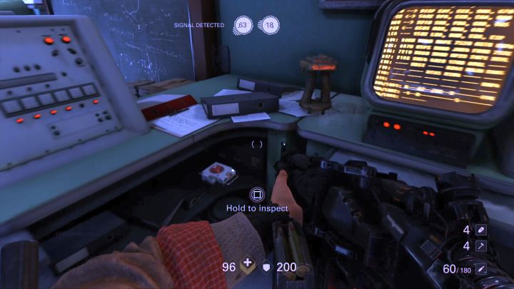 Tekst #79. - Winda i Hangar | Sekrety | Rozdział 4 - Roswell | Sekrety Wolfenstein II - Wolfenstein II: The New Colossus - poradnik do gry