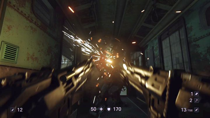 Supersoldata możesz zlikwidować wewnątrz wagonu. - Metro | Manhattan | Solucja Wolfenstein II: The New Colossus - Wolfenstein II: The New Colossus - poradnik do gry