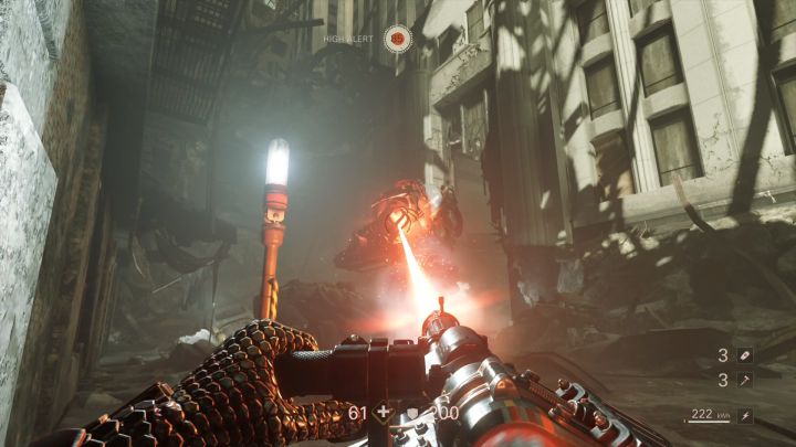 Do walki z Zitadele wymagany jest ciężki laser - Lasergewehr. - Śródmieście | Manhattan | Solucja Wolfenstein II: The New Colossus - Wolfenstein II: The New Colossus - poradnik do gry