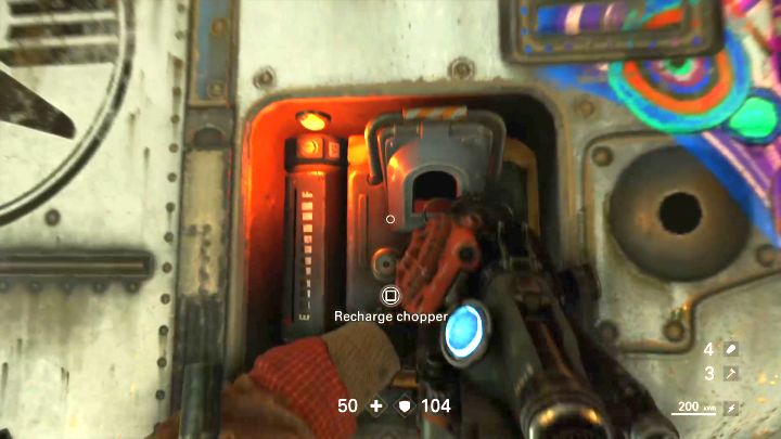 W zależności od posiadanej broni, trzeba będzie wykonać inną czynność. - Wyprawa do Roswell | Stare sekrety | Solucja Wolfenstein II: The New Colossus - Wolfenstein II: The New Colossus - poradnik do gry