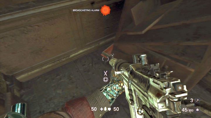 Grafika #11 leżąca za regałem. - Centrum - Sekrety i znajdźki | Sekrety Wolfenstein II - Wolfenstein II: The New Colossus - poradnik do gry