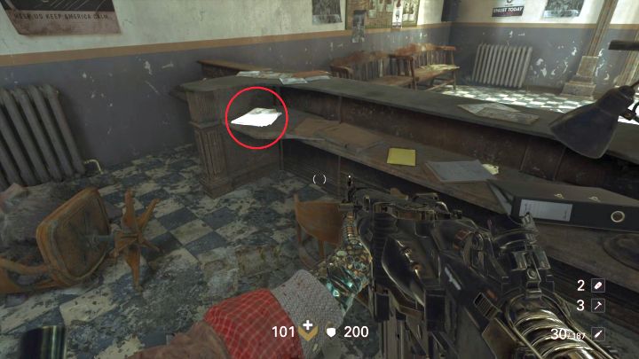 Tekst #36. - Centrum - Sekrety i znajdźki | Sekrety Wolfenstein II - Wolfenstein II: The New Colossus - poradnik do gry