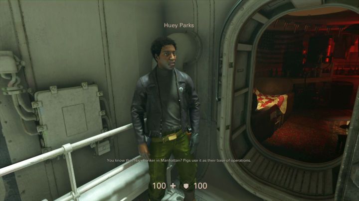 By otrzymać zadanie pozwalające zdobyć kolejne usprawnienie, wystarczy pogadać z odpowiednią postacią. - Jak zdobyć wszystkie Urządzenia (Contraptions)? | Wolfenstein II - Wolfenstein II: The New Colossus - poradnik do gry