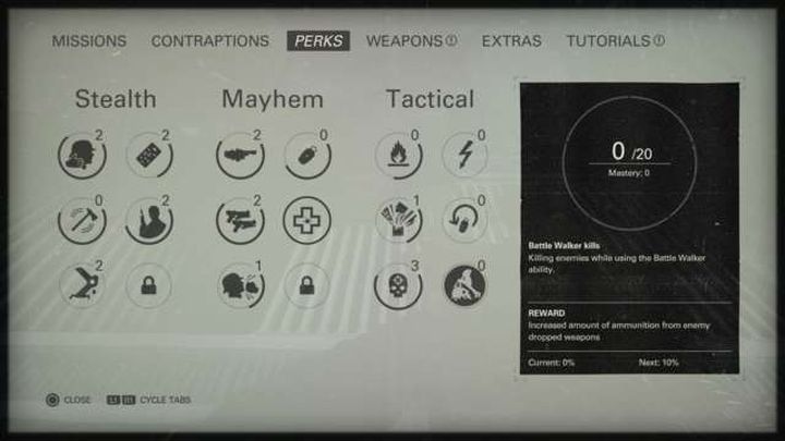 Zdolności pasywne rozwijają się wraz z czynnościami wykonywanymi przez gracza. - Umiejętności postaci w Wolfenstein II: The New Colossus - Wolfenstein II: The New Colossus - poradnik do gry